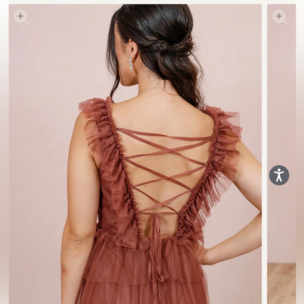Gorgeous tulle dress for weddings or special occasions.